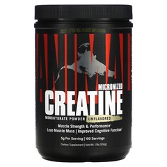 Micronized Creatine, Monohydrate Powder, Unflavored, 1.1 lb (500 g)