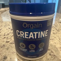 Orgain Creatine Monohydrate Powder Micronized Unflavored 1.48lb 135 Servings