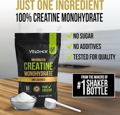 Creatine Monohydrate Powder 300g 60 Servings Pure