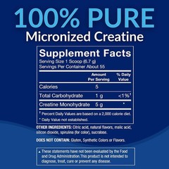 Bodytech 100% Pure Creatine Monohydrate Powder – Premium Micronized Cr