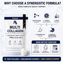 Creatine for Women + Collagen Peptides 5G Each – Muscle, Beauty, Performance 2pc