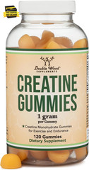 Creatine Monohydrate Gummies – 1G per Serving, 120 Count – No Fillers, Vegan Saf