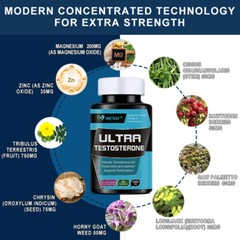 #1 Testosterone Booster, Male Enhancement Muscle Strength & Growth Boost Energy