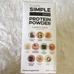 Clean Simple Eats Protein Powder Variety Pack 10 Stick Packs Whey 11.9oz