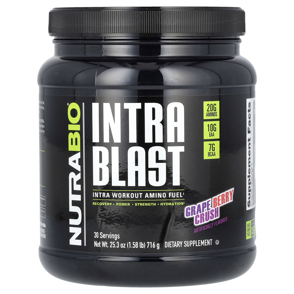 Intra Blast, Intra Workout Amino Fuel, Grape Berry Crush, 1.6 lb (722 g)