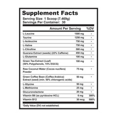 Muscle Research – Amino Energize, Cherry Limeade: 8.63oz Amino acids, EAA, BCAA