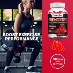 Creatine Monohydrate 5000 Mg Promotes Muscle Growth And Recovery 60Gummies