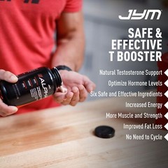 Alpha JYM Testosterone Booster 180 Count Energy Focus Muscle Growth Optimizer