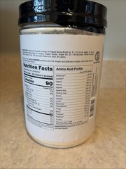 Naked Bone Broth – Beef Bone Broth Protein Powder – 1 LB – Exp – 1/2028