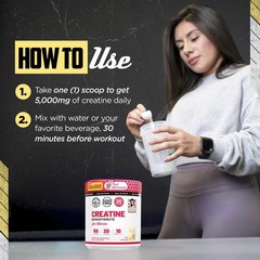 Creatine for Women–Post-Workout Supplement with 5000mg Creatine Monohydrate P…