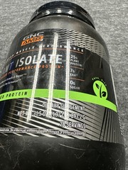 GNC Amp Plant Isolate Protein 28 Servings Vanilla Cookie 1.97 lbs EXP 8/26
