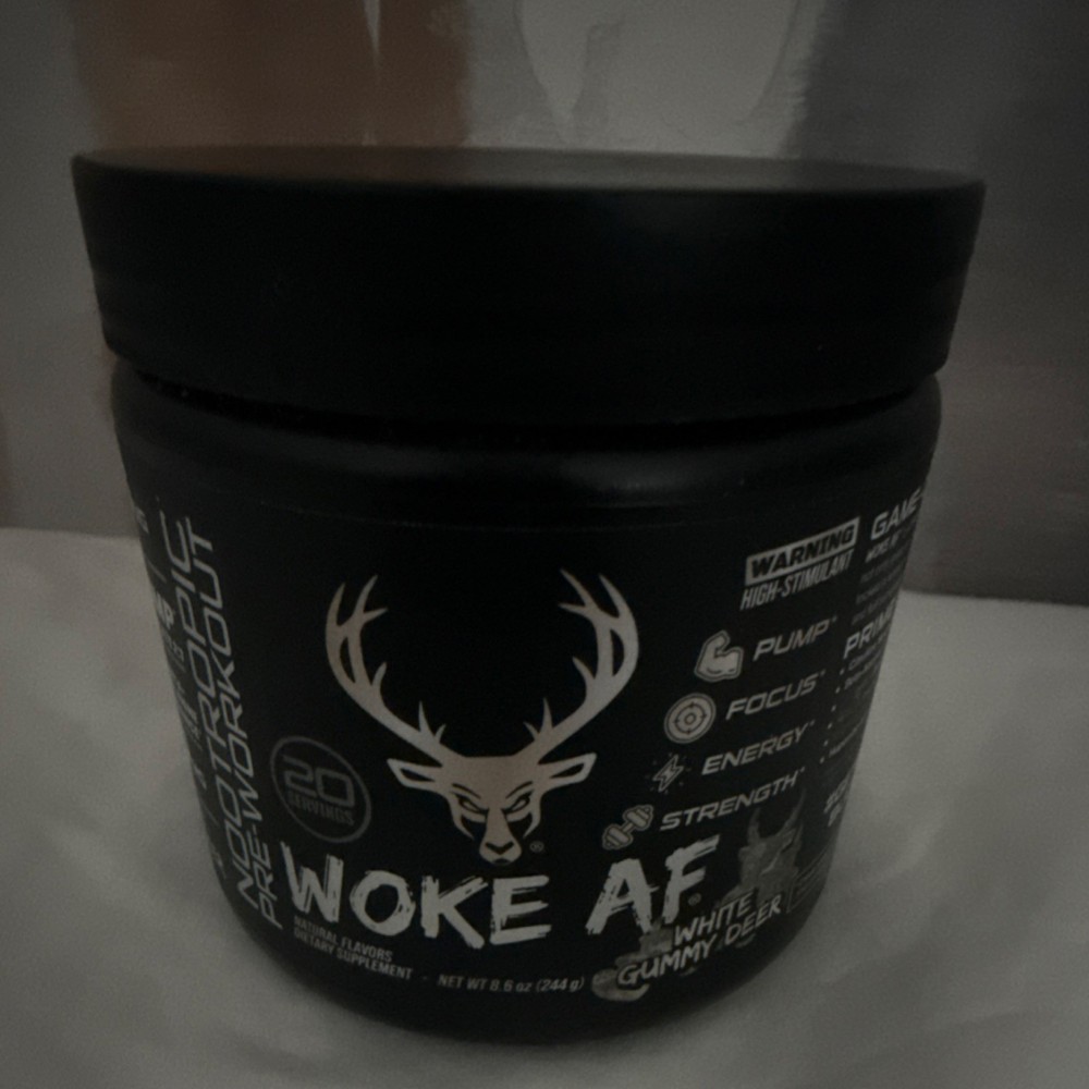 Bucked Up Pre-Workout Powder White Gummy Deer 8.6 oz Unisex