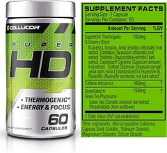 Cellucor SuperHD High-Definition Fat Burner – ALL SIZES!! PILLS & POWDER