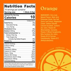(Pack of 8) Pirq Hydration Orange Performance Beverage Electrolyte 10 Pack