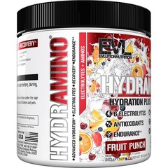 Evlution Nutrition HYDRAMINO Complete 8.8 Ounce (Pack of 1), Fruit Punch