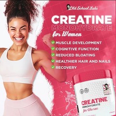 Old School Labs Creatine Monohydrate to Support Women 240g 30 Servings