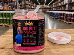 Princessda LLC Big Butt Princess High Protein Gluten Free Vanilla Powder 32 oz