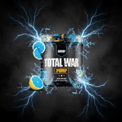 REDCON1 TOTAL WAR PUMP Blue Lemonade Stim Free Pre-Workout 30 Serving 10.93 Oz