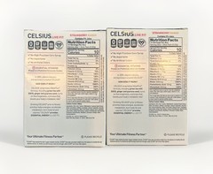(2-pack) Celsius Live Fit Strawberry Mango Energy Drink Mix 14 Ct New