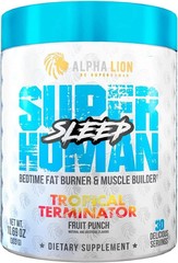 Alpha Lion Super Human Sleep Nighttime Fat Burner Sleep 30 Servings 2 Flavors