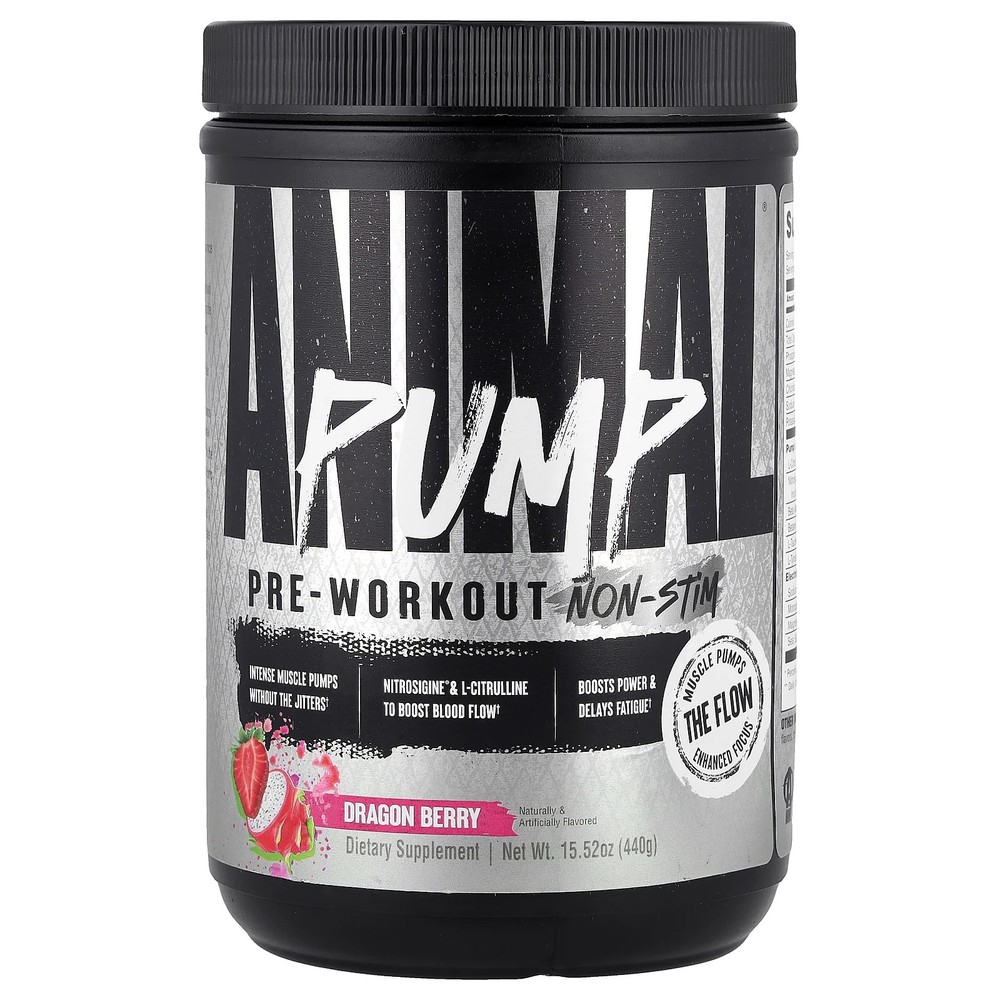 Pump™ Pre-Workout, Non-Stim, Dragon Berry, 15.52 oz (440 g)