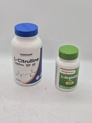 Nutricost L-Citrulline 2500mg & L-Arginine 1000Mg