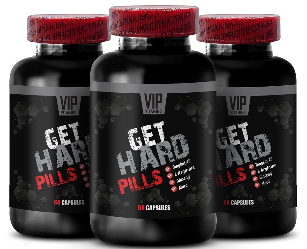 Lifestyle Vitality – GET HARD PILLS – Active Wellness 3 Bottles 180 Caps