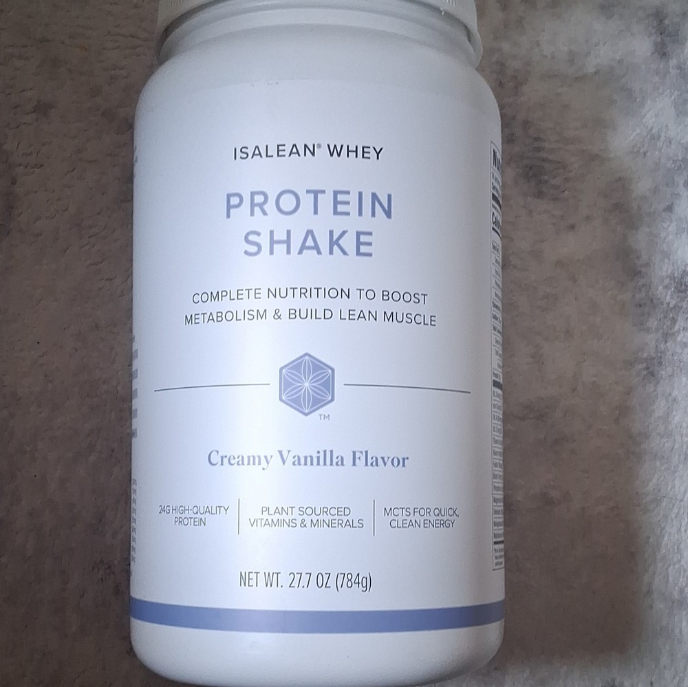 Isagenix IsaLean Whey Protein Shake Powder Creamy Vanilla 27.7 oz (784g)