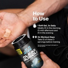 HMB Supplements 1000Mg, Clear Muscle (42 Liquid Softgels) – Highest Grade HMB fo