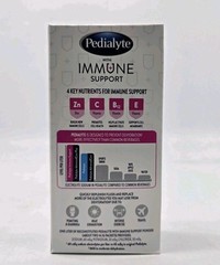 Pedialyte Electrolyte Drink Immune Support Mixed Berry Berry Powder 6Ct ex 12/25