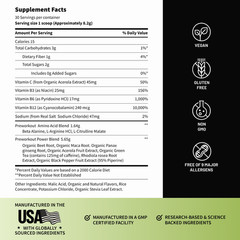 Organic Nitric Oxide Beet Root Powder or Pre Workout – Heart Health, Supports BP