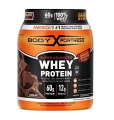 Body Fortress Super Advanced Whey Protein Powder 28.5oz – Chocolate