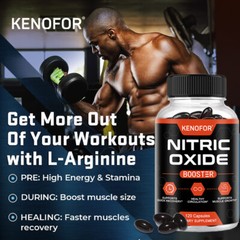 Nitric Oxide Booster Blend-Muscle Support for Endurance/Energy/Muscle-L-Arginine