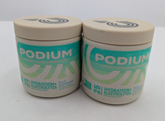 Podium Hydration + Electrolytes Energy Drink Blue Raspberry Lot of 2 NEW 1/2026