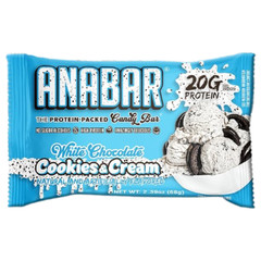 Anabar Protein Bar, Variety Pack 12 Bars, 6 Different Flavors 20 grams or more