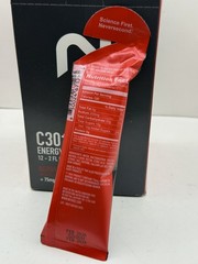 Neversecond C30 Energy Gel, Performance Nutrition and Hydration 12 Packets Berry
