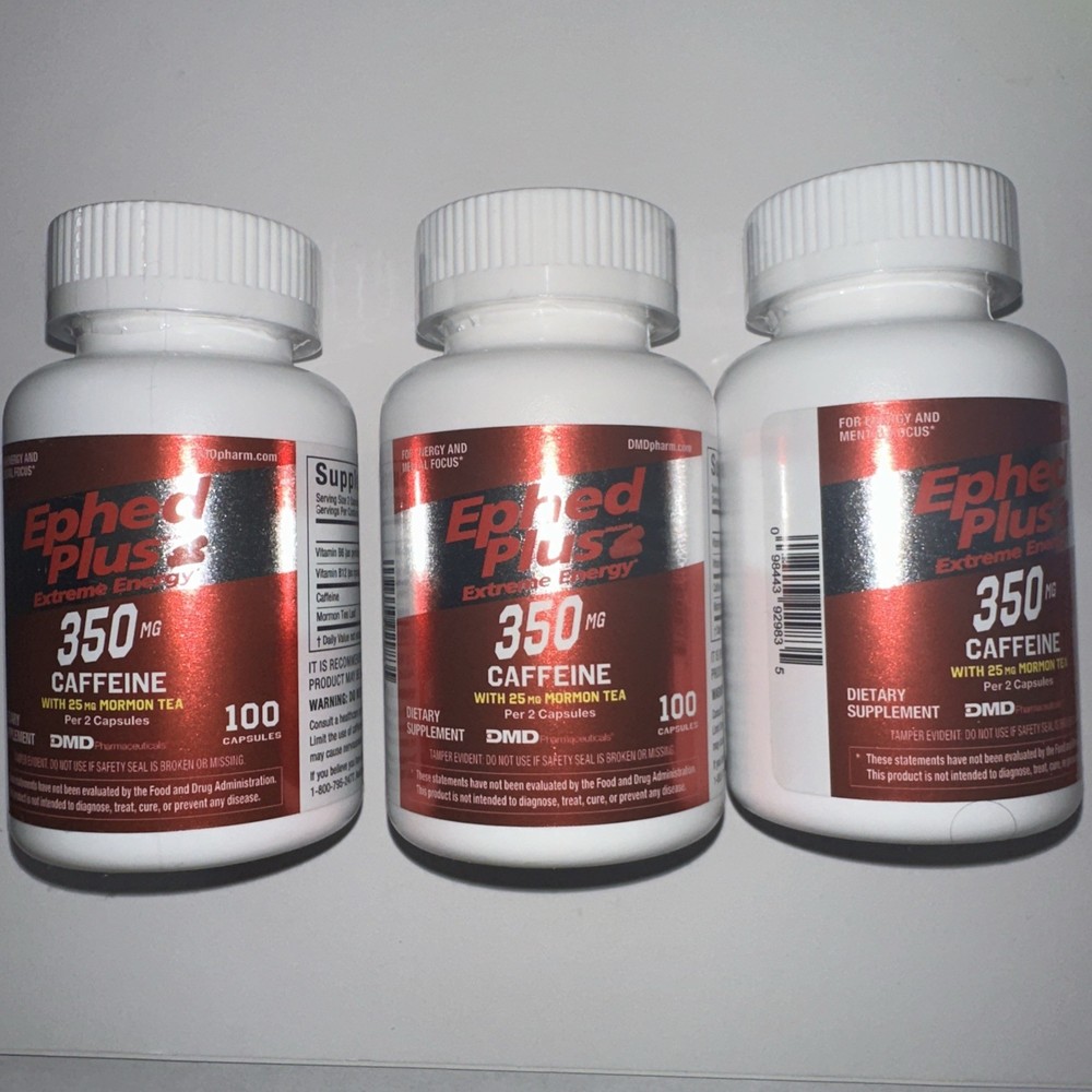 3ct 100 Ct Ephed Plus Extreme Mood Boost 300 Tabs💥 FREE SHIPPING