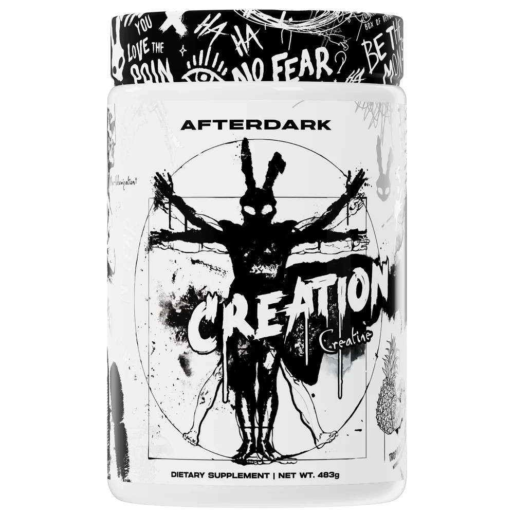 CREATION CREATINE BY AFTERDARK 6 IN 1 CREATINE BUILD MUSCLE TROPICAL PUNC FLAVOR