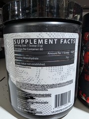 Nutrex Outrage Pre-Workout Fruit 30 Serv PLUS Nutrex 300 Gram Creatine Unflavor