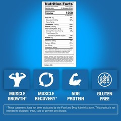 Evlution Nutrition Stacked Protein Gainer – 50g Protein Per Serving- 6lb