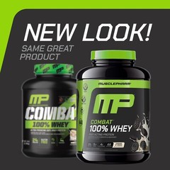 MusclePharm Combat 100% Whey Protein Powder – 5 lb, 70 Servings, Cookies & Cream