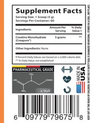 Pure German Creatine – GERMAN MICRONIZED CREATINE 900g – Better Recovery 3C