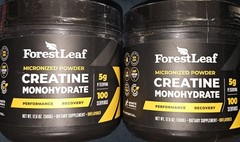 ForestLeaf Micronized Creatine Monohydrate Powder 2 PACK Muscle Growth Strength