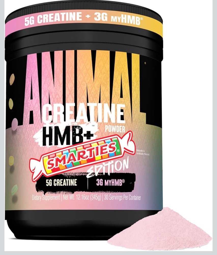 Animal x Smarties Edition Creatine Monohydrate HMB Powder 3g myHMB + 5g Creatine