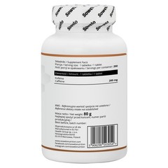 Caffeine 200mg Tablets – Energy, Focus, Concentration & Mental Clarity – Sowelo