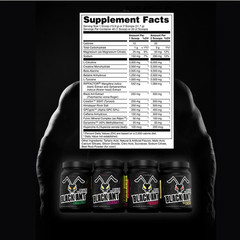 BUCKED UP Black Ant Pre-Workout Energy Pump Focus + FREE Bucked Up Flag T-shirt