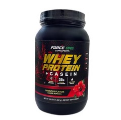 Force one Whey Protein Powder w/Creatine or Casein 3Ib-Choose Flavor-Zero Sugar