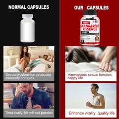 Testosteron Booster Kangaroo Meat, Maca 5000mg 60 Caps HIGHEST POTENCY