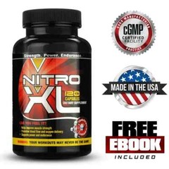 BIG DEAL NitroXL Nitric Oxide (120 Capsules) Amino Acid Bodybuilding Supplement