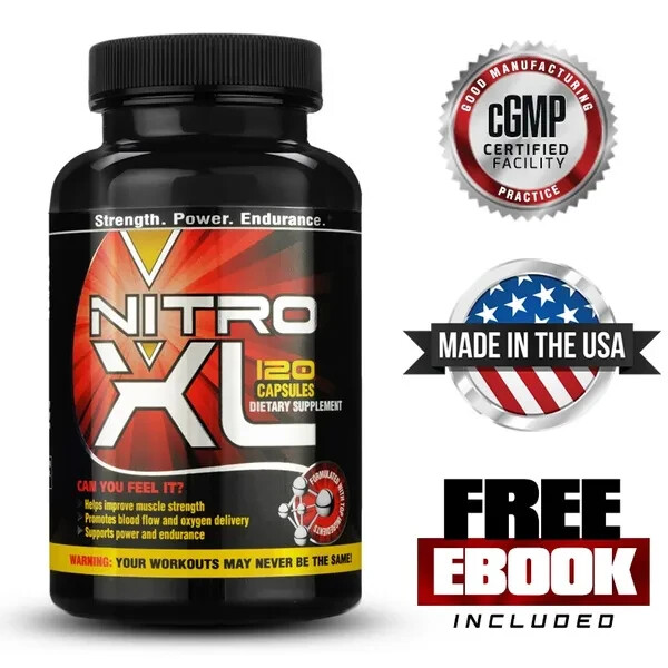 Nitric Oxide (120 Capsules) Explosive Bodybuilding Supplement